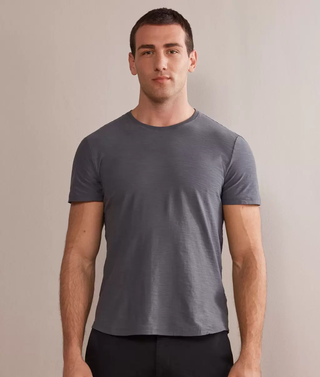 Grey Falconeri T-Shirty I Koszulki Polo Mężczyzna Koszulka Z Bawełny Twist - 1