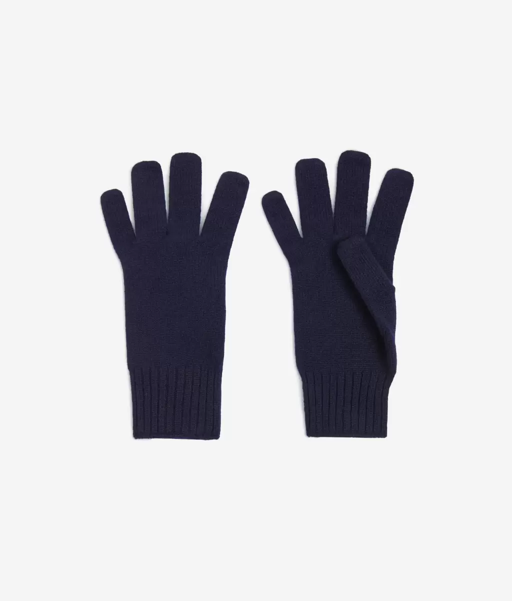 Blue Mężczyzna Kaszmirowe Rękawiczki Falconeri Rękawiczki - 3