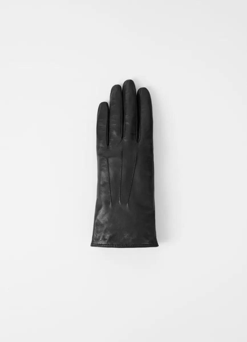 Rękawiczki Czarny Skóra Classic Glove W Kobiety Przedsprzedaż Vagabond - 1