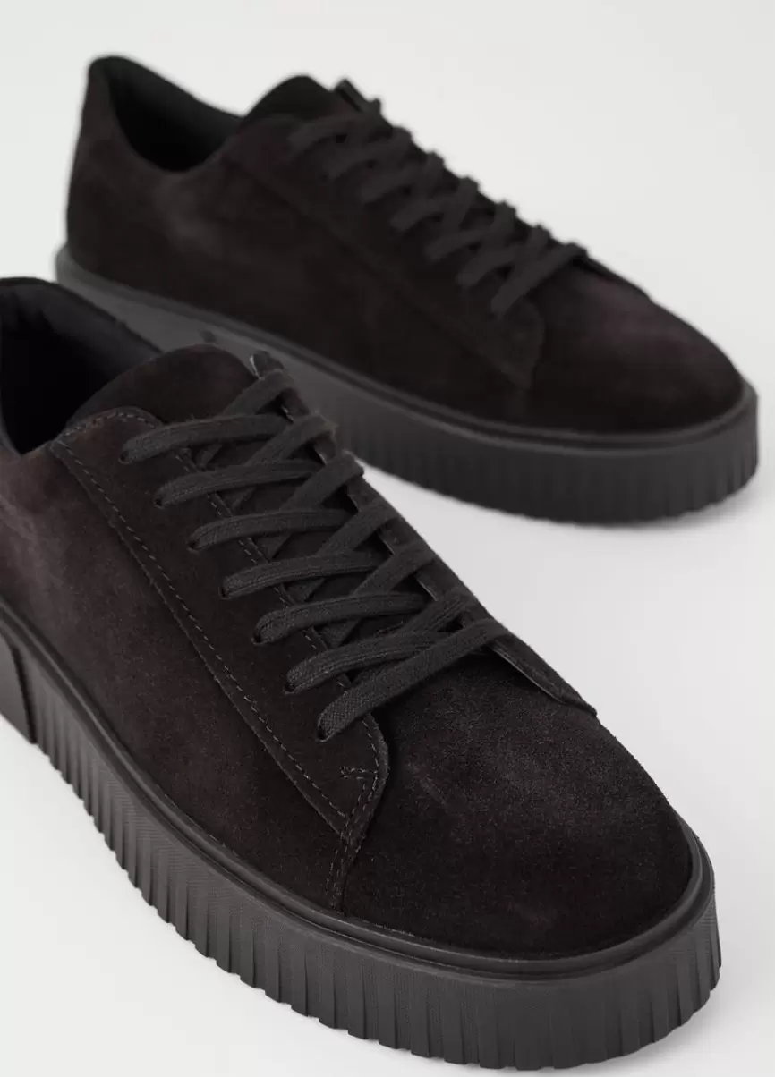 Mężczyźni Czarny Zamsz Nowy Produkt Derek Sneakersy Vagabond Sneakersy - 4